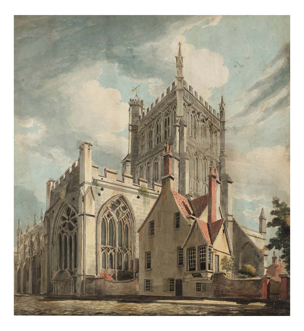 Bristol Cathedral from College Green, 1791 by John Mallord William Turner RA